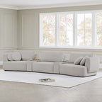 Grace 3-Seat Modular Curved Sofa – Generously Sized Design