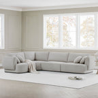 Grace 4-Seat Modular Curved Sofa – Generously Sized Design