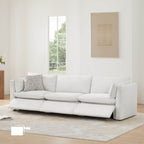 Sophia 3-Piece Feather Power Modular Sofa with Electric Footrests