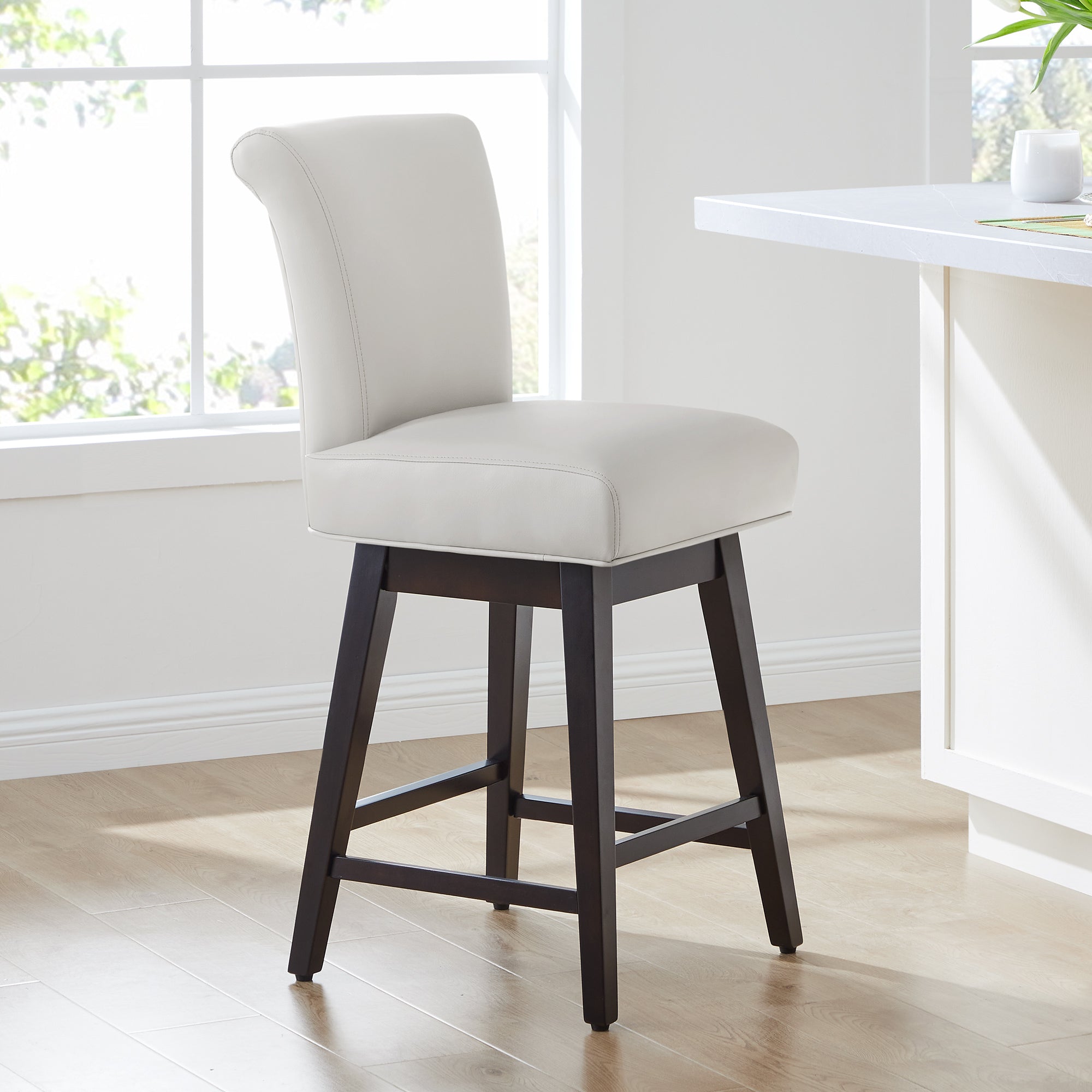 Alina Modern Swivel Bar & Counter Stool