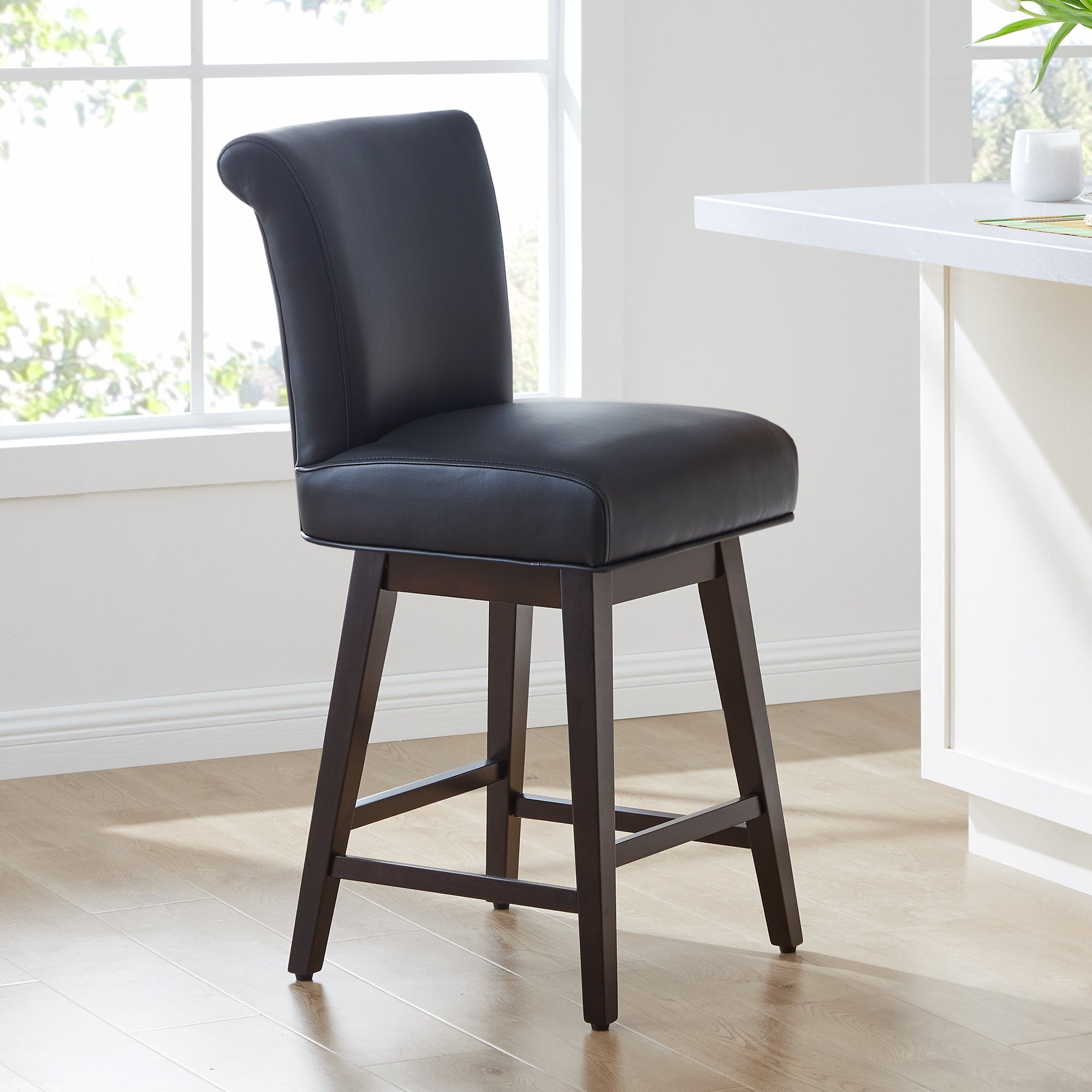 Alina Modern Swivel Bar & Counter Stool
