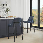 Golda Counter Stools with Metal Base