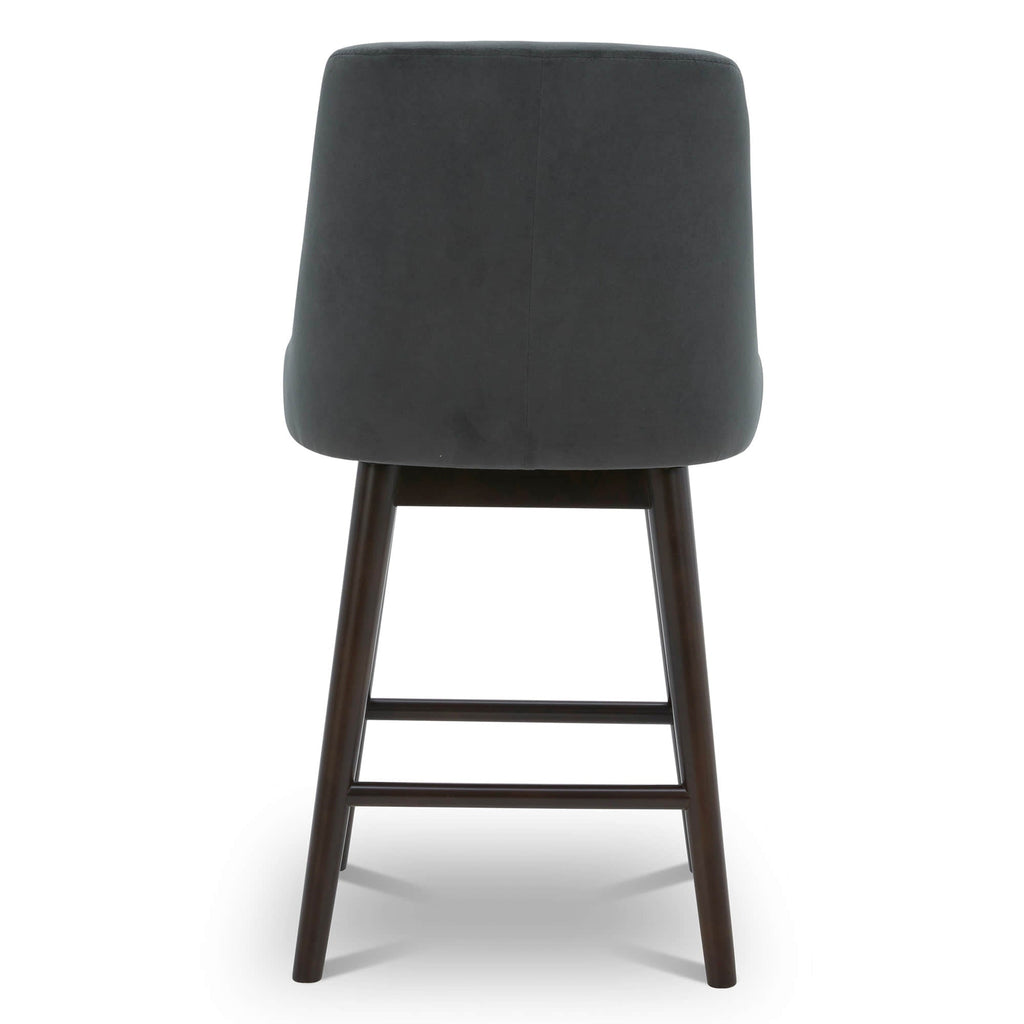Tabouret de bar pivotant Greyson, style milieu de siècle