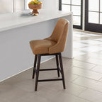 Tabouret de bar pivotant Greyson, style milieu de siècle