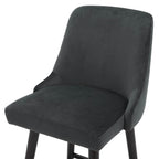 Tabouret de bar pivotant Greyson, style milieu de siècle