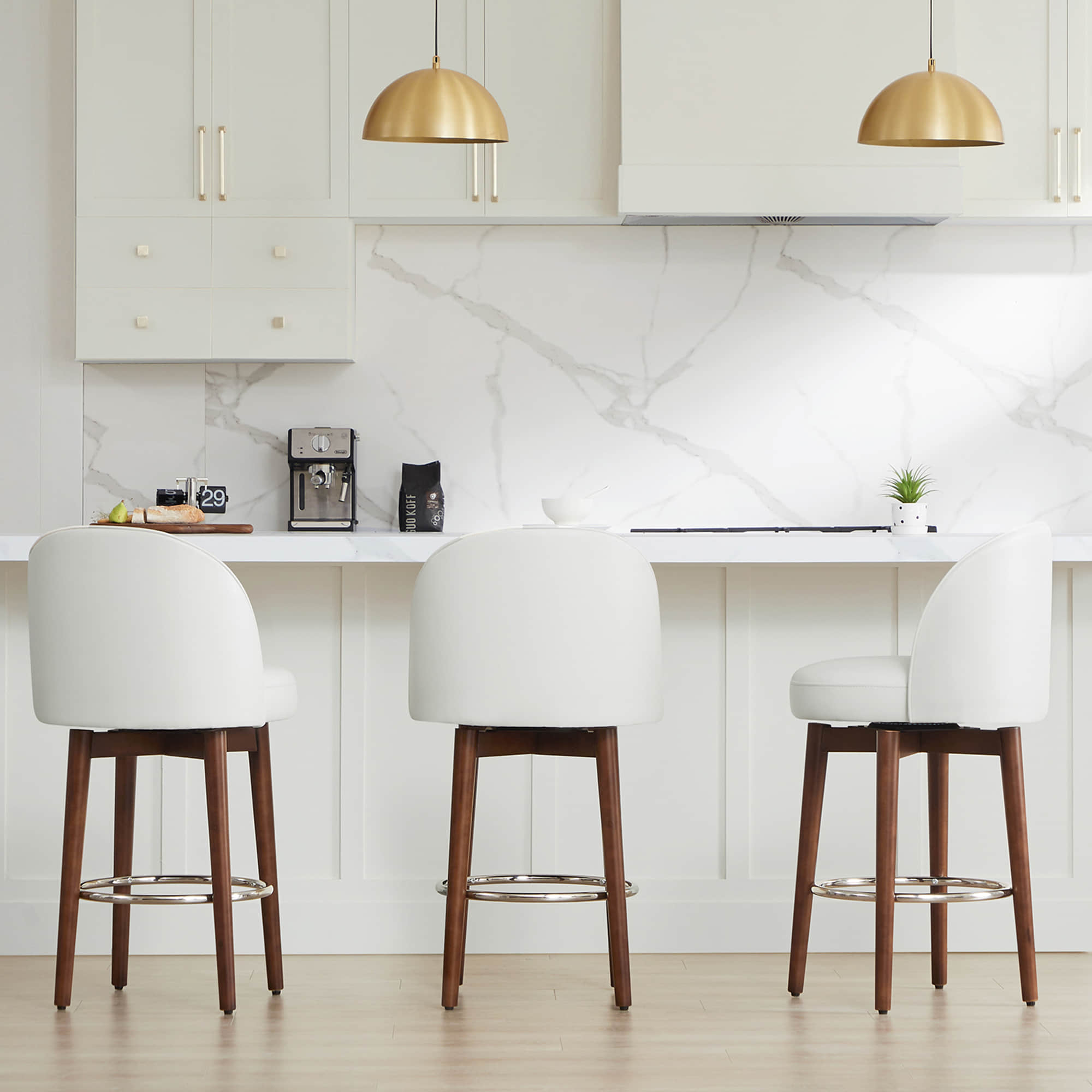 Rosa Swivel Counter Stool (Set of 2)