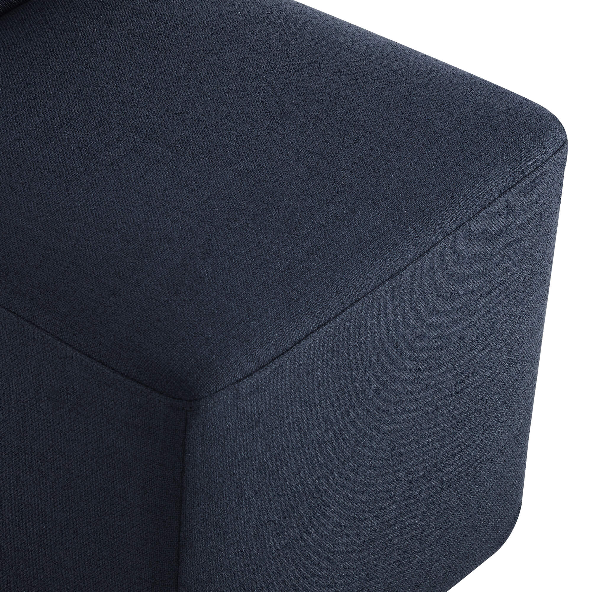 Aida Performance Fabric Rolling Dining Chair With Casters Base