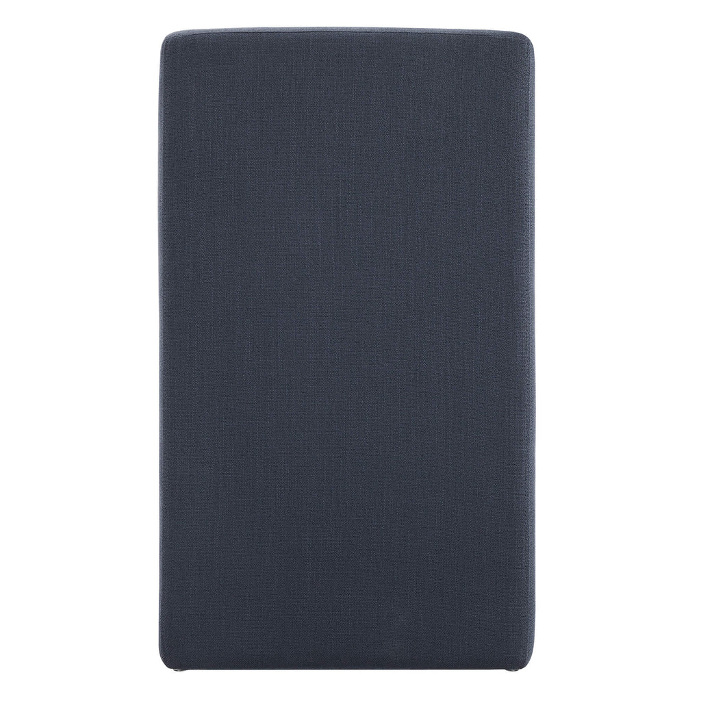 Aida Performance Fabric Rolling Dining Chair With Casters Base