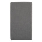 Aida Performance Fabric Rolling Dining Chair With Casters Base