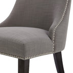 Asher Upholstered Dining Chair with Nailhead Trim (Set of 2)