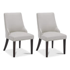 Asher Upholstered Dining Chair with Nailhead Trim (Set of 2)