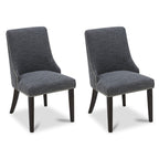 Asher Upholstered Dining Chair with Nailhead Trim (Set of 2)