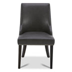 Asher Upholstered Dining Chair with Nailhead Trim (Set of 2)