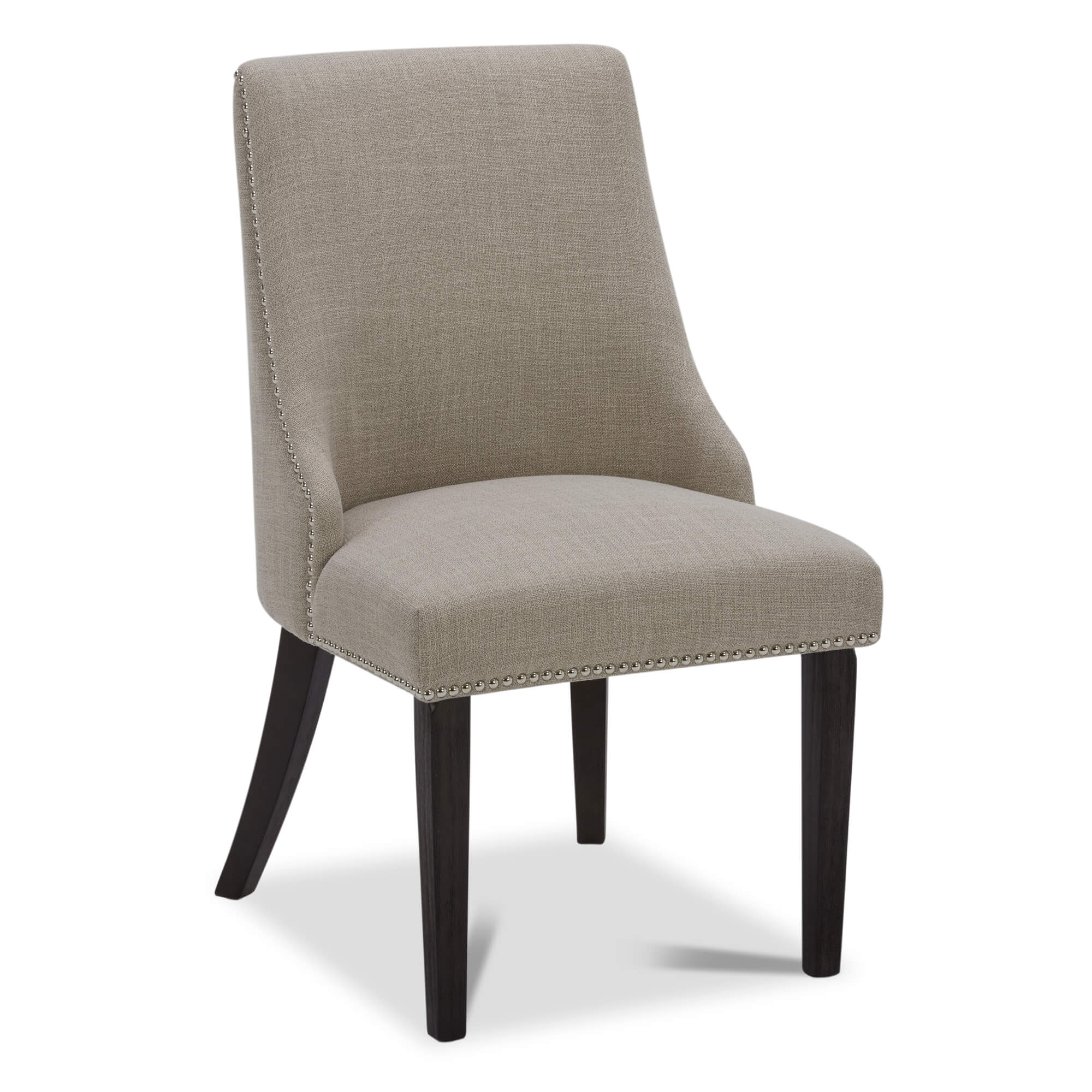 Asher Upholstered Dining Chair with Nailhead Trim (Set of 2)