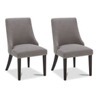 Asher Upholstered Dining Chair with Nailhead Trim (Set of 2)
