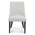 Asher Upholstered Dining Chair with Nailhead Trim (Set of 2)