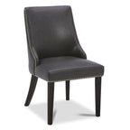 Asher Upholstered Dining Chair with Nailhead Trim (Set of 2)