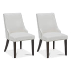 Asher Upholstered Dining Chair with Nailhead Trim (Set of 2)