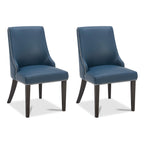 Asher Upholstered Dining Chair with Nailhead Trim (Set of 2)