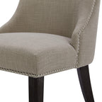 Asher Upholstered Dining Chair with Nailhead Trim (Set of 2)