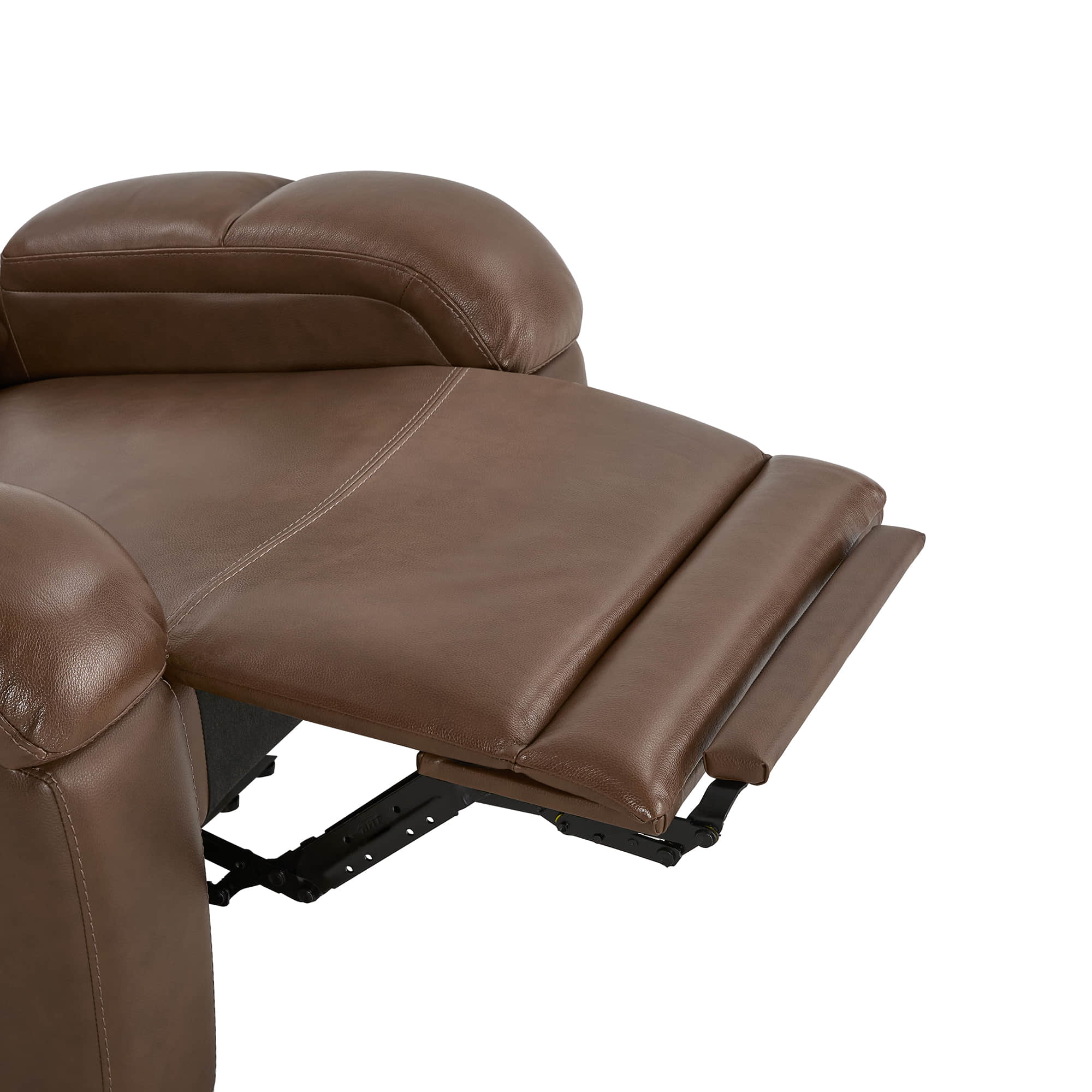 Isaac Genuine Leather Wall Hugger Power Recliner with Power Headrest