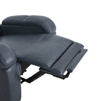Isaac Genuine Leather Wall Hugger Power Recliner with Power Headrest