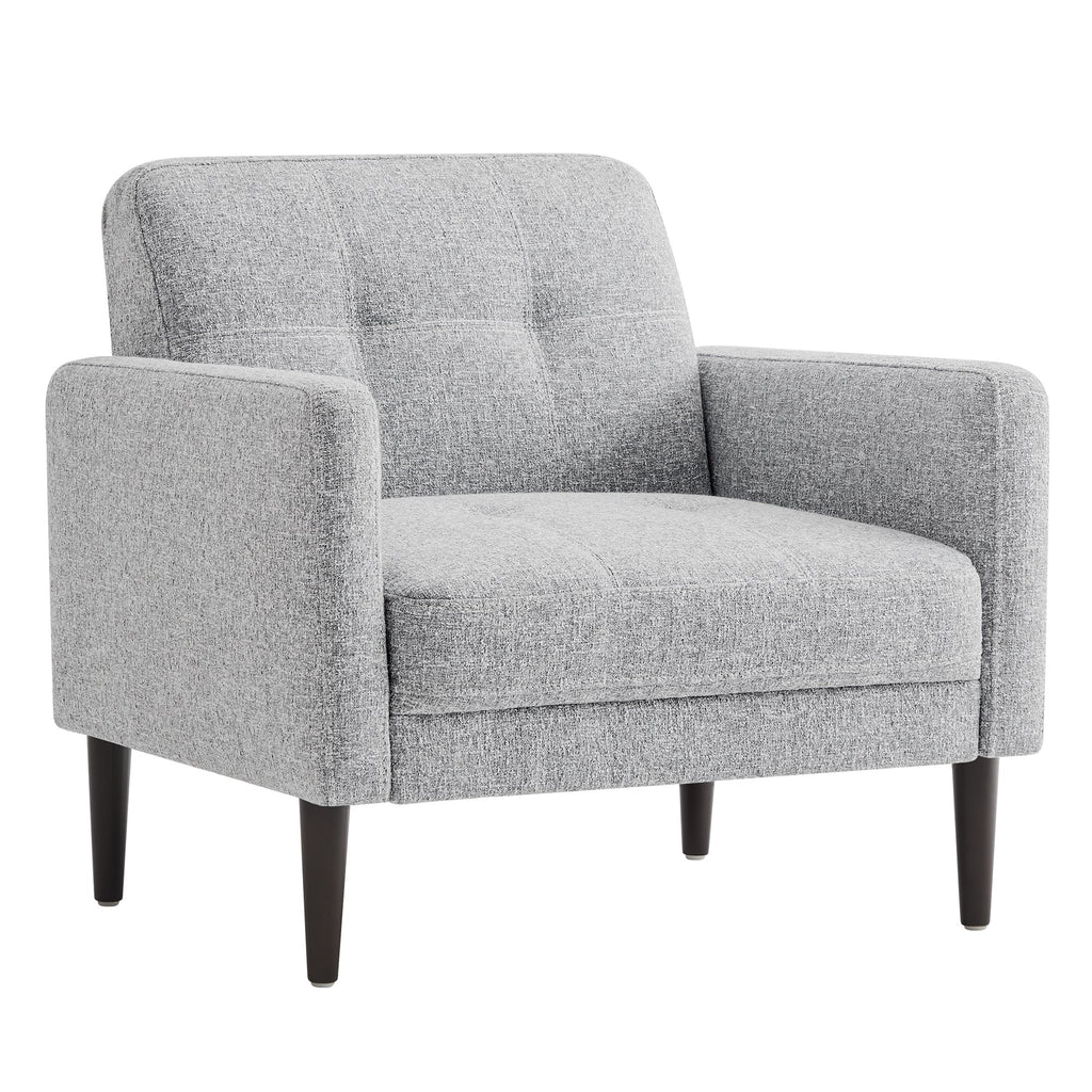 Fauteuil d'appoint Lucas, style milieu de siècle