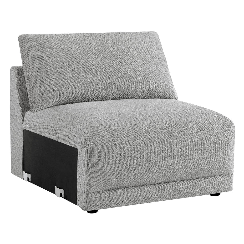 Josie Performance Boucle Ottoman / Armless Chair