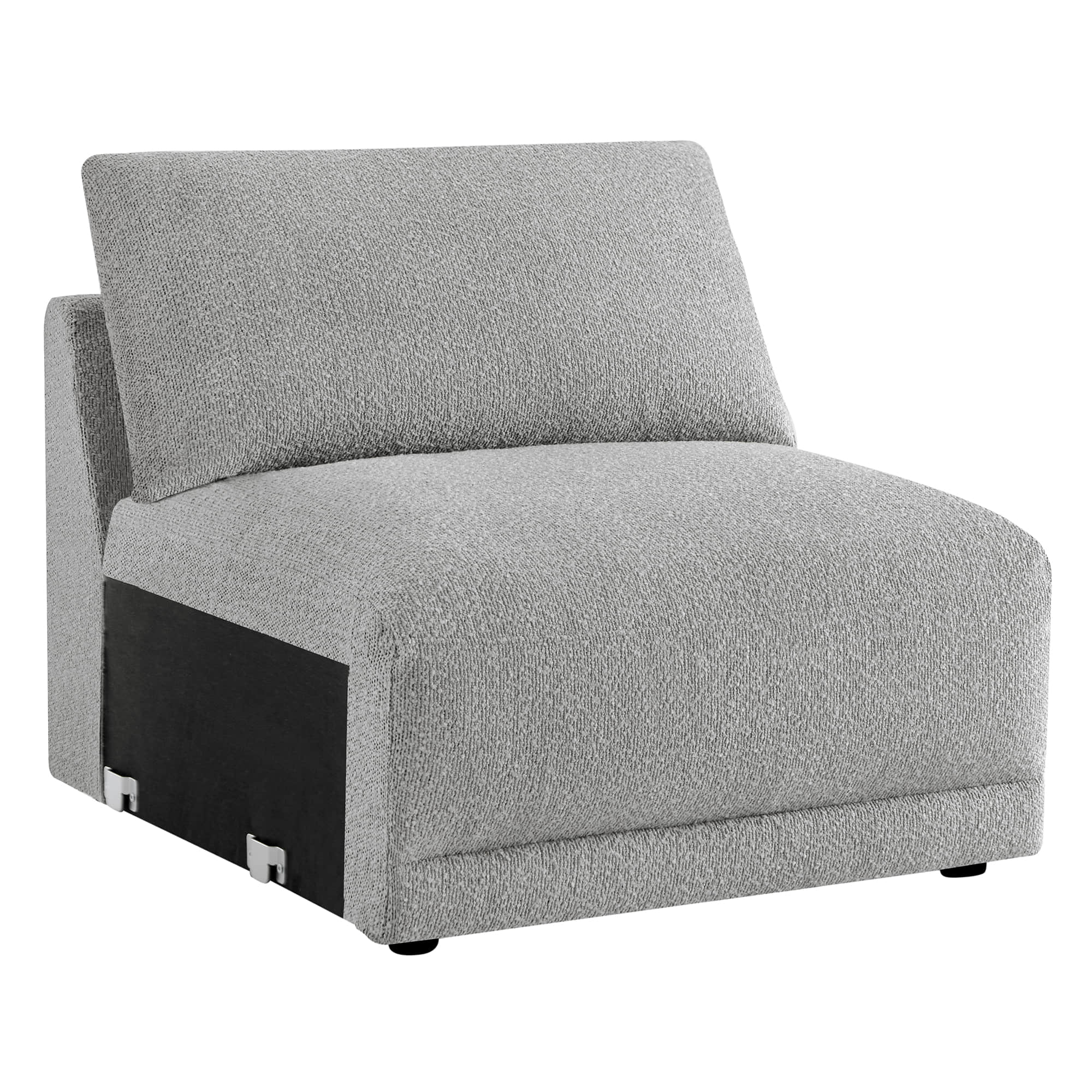 Josie Performance Boucle Ottoman / Armless Chair