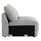 Josie Performance Boucle Ottoman / Armless Chair