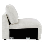 Josie Performance Boucle Ottoman / Armless Chair