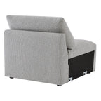 Josie Performance Boucle Ottoman / Armless Chair