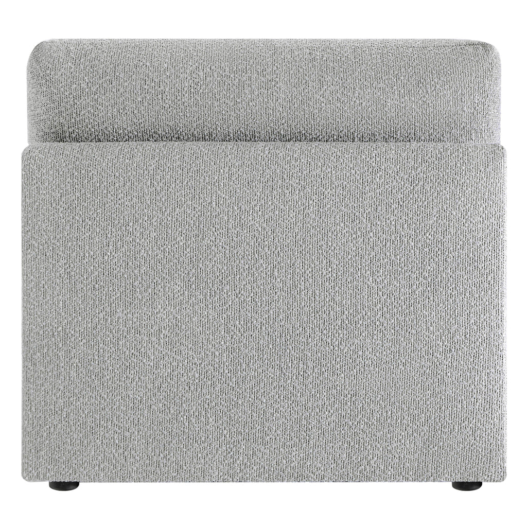 Josie Performance Boucle Ottoman / Armless Chair