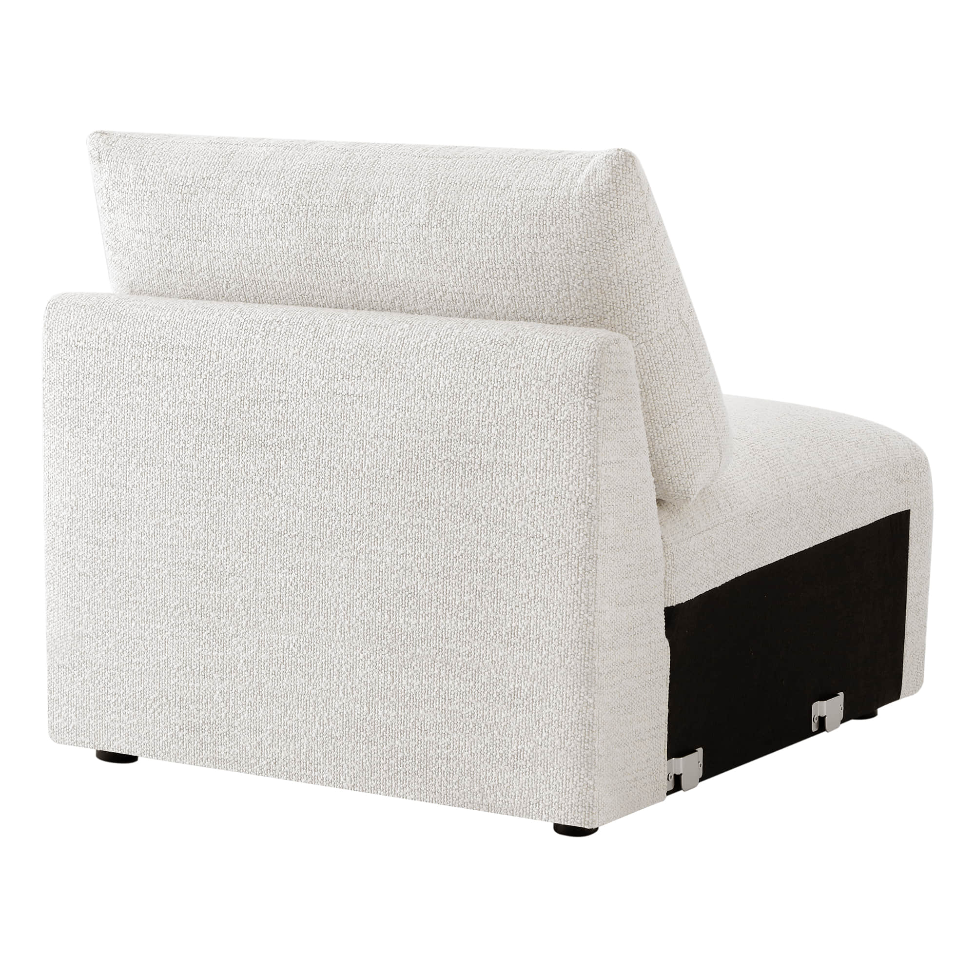 Josie Performance Boucle Ottoman / Armless Chair