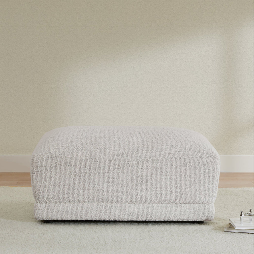 Josie Performance Boucle Ottoman / Armless Chair