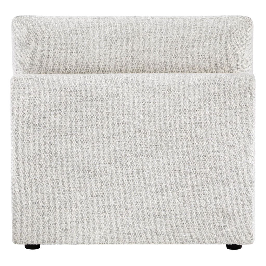 Josie Performance Boucle Ottoman / Armless Chair