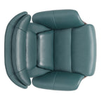 Elvin Genuine Leather Recliner Lounge Chair & Ottoman