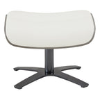 Elvin Genuine Leather Recliner Lounge Chair & Ottoman