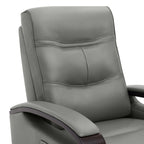 Gentry Leather Power Swivel Glider Recliner with Charging Port