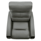 Gentry Leather Power Swivel Glider Recliner with Charging Port
