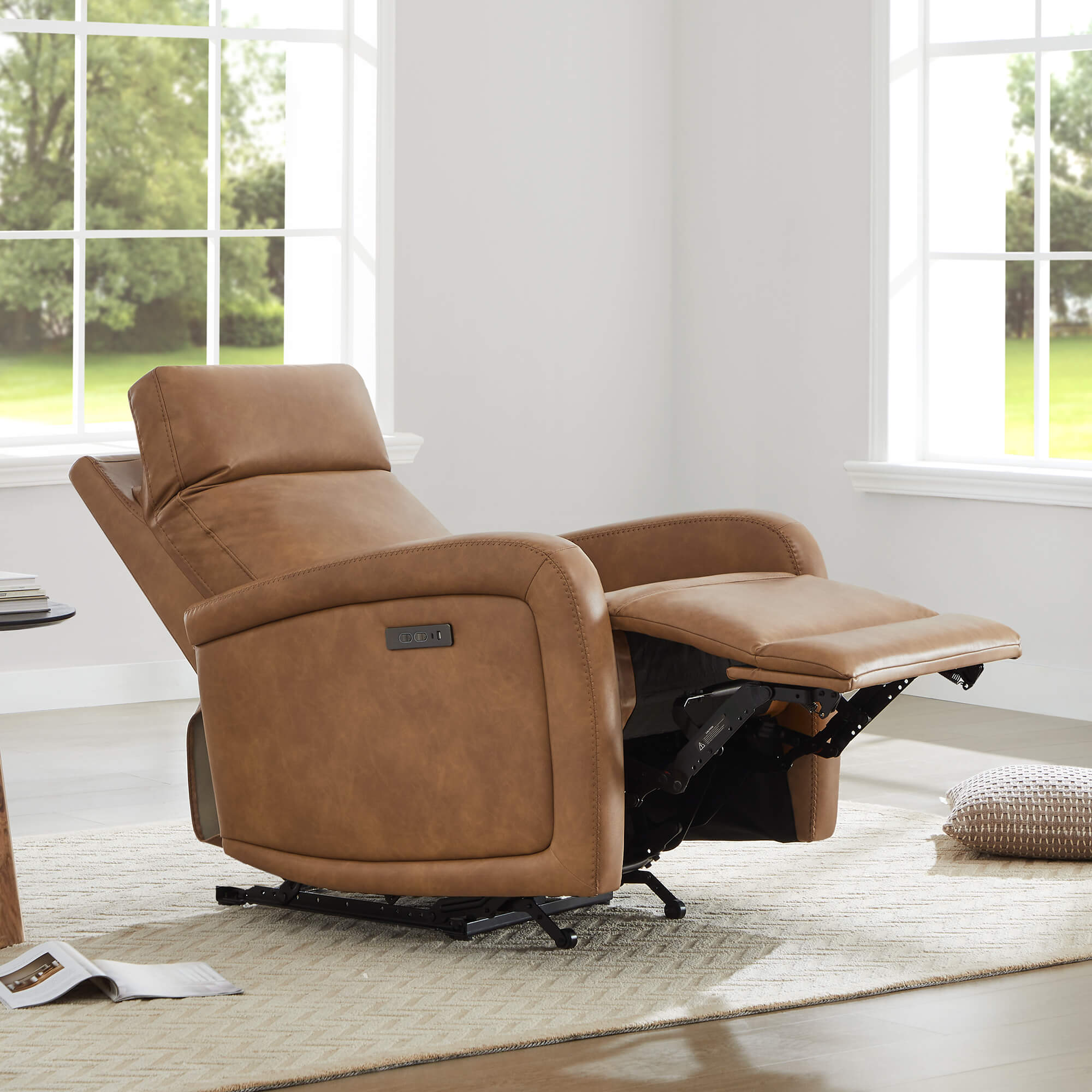 Keni Wall Hugger Power Recliner with Power Headrest