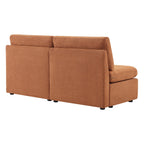 Delaney Modular Armless Chair / 2-Seat Armless Sofa