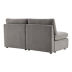 Delaney Modular Armless Chair / 2-Seat Armless Sofa