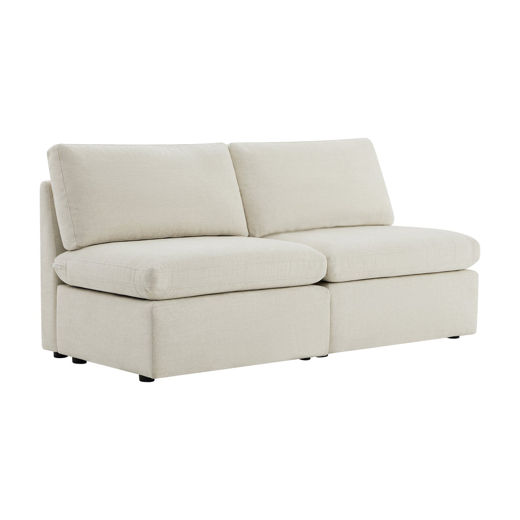 Delaney Modular Armless Chair / 2-Seat Armless Sofa