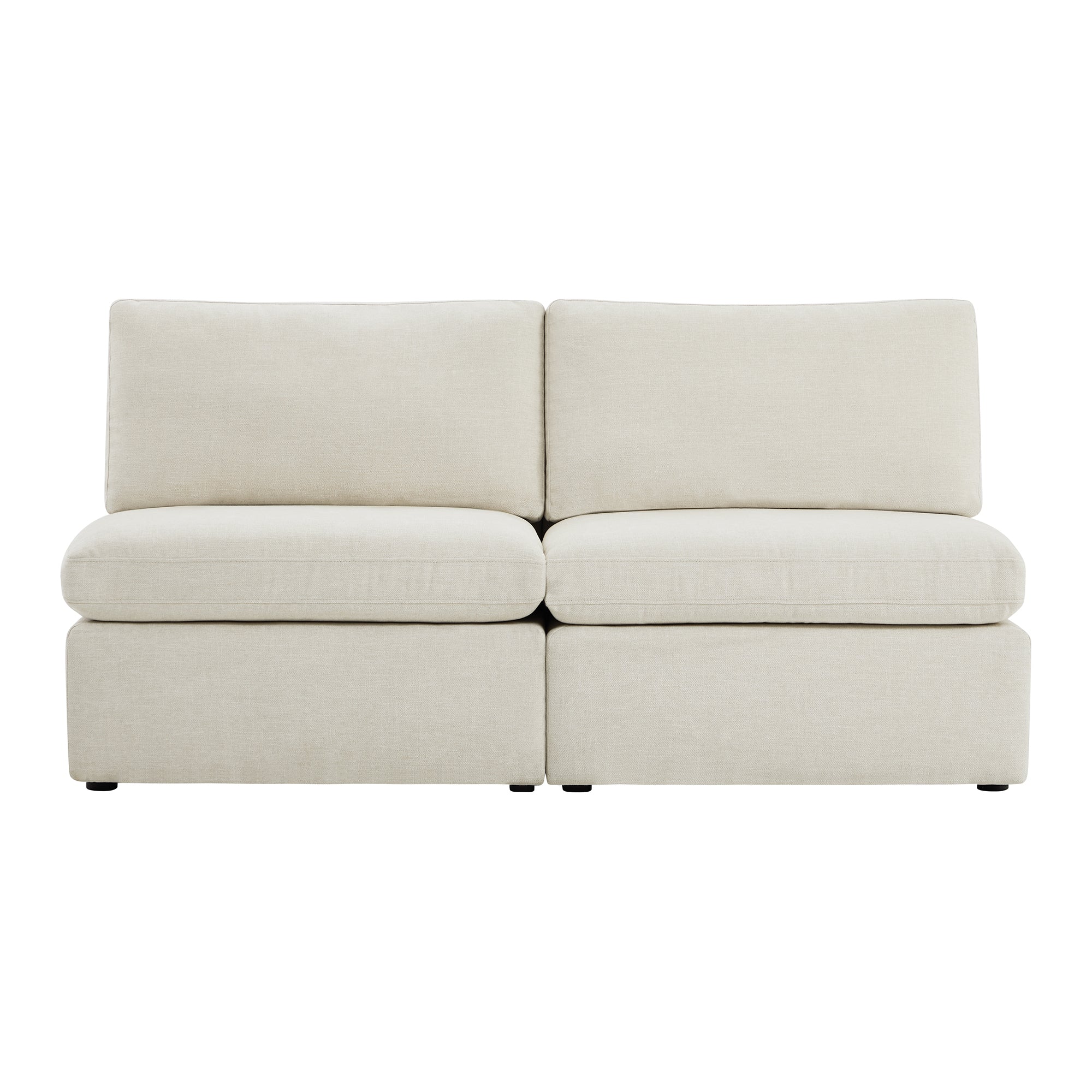 Delaney Modular Armless Chair / 2-Seat Armless Sofa