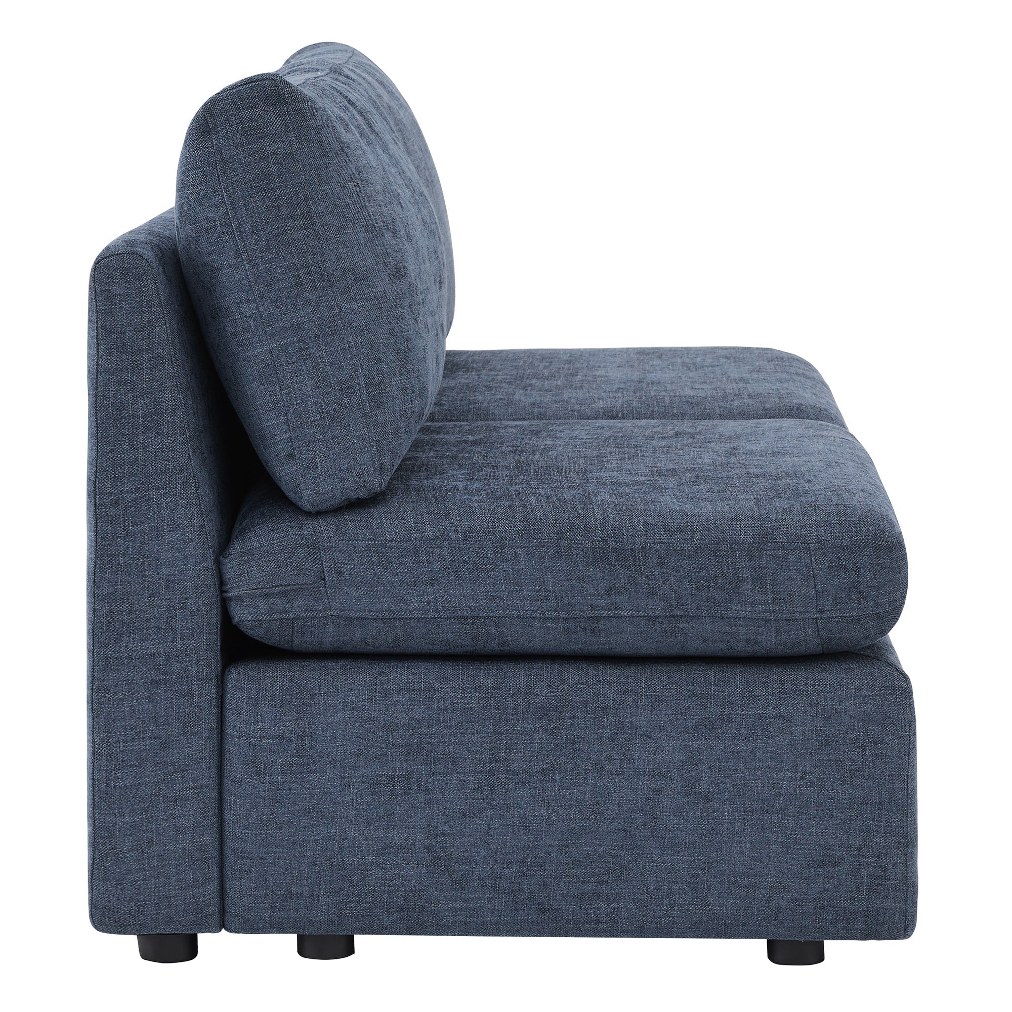 Delaney Modular Armless Chair / 2-Seat Armless Sofa