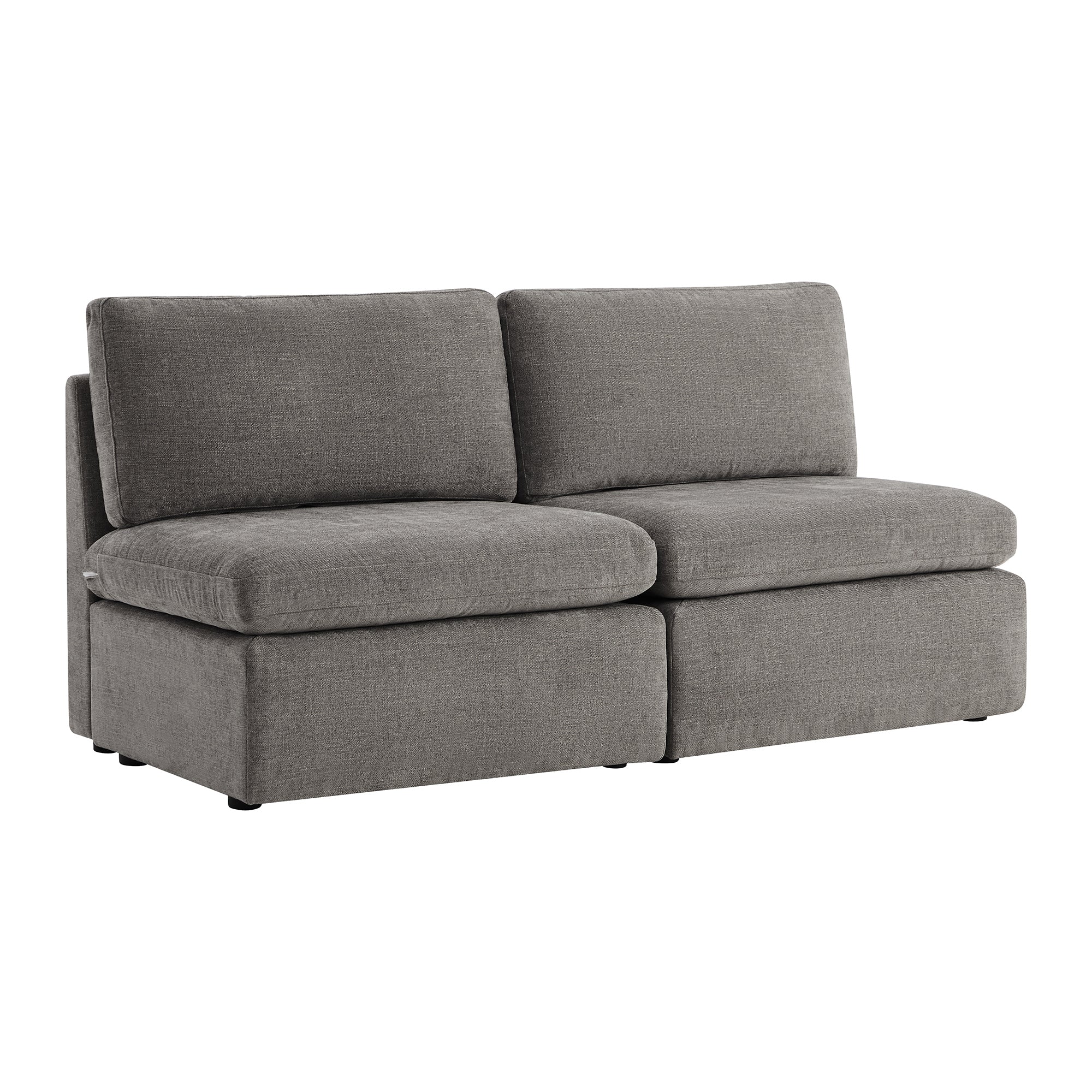 Delaney Modular Armless Chair / 2-Seat Armless Sofa