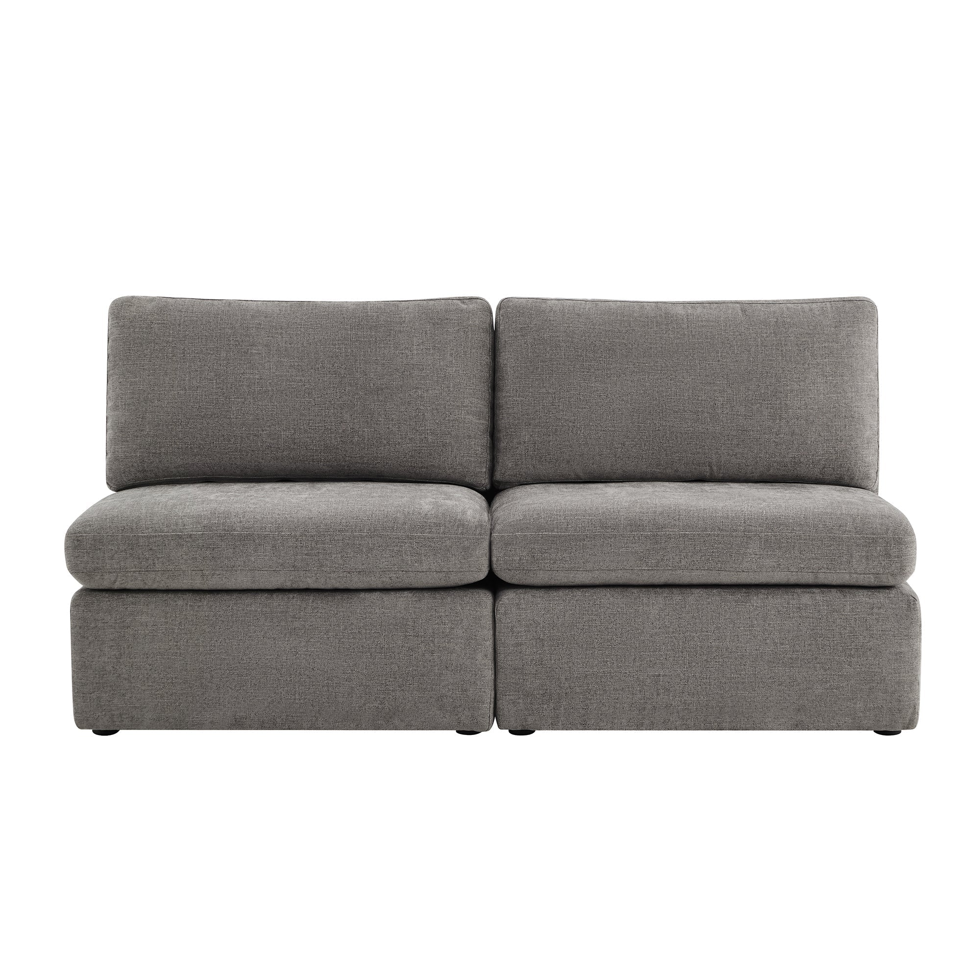 Delaney Modular Armless Chair / 2-Seat Armless Sofa