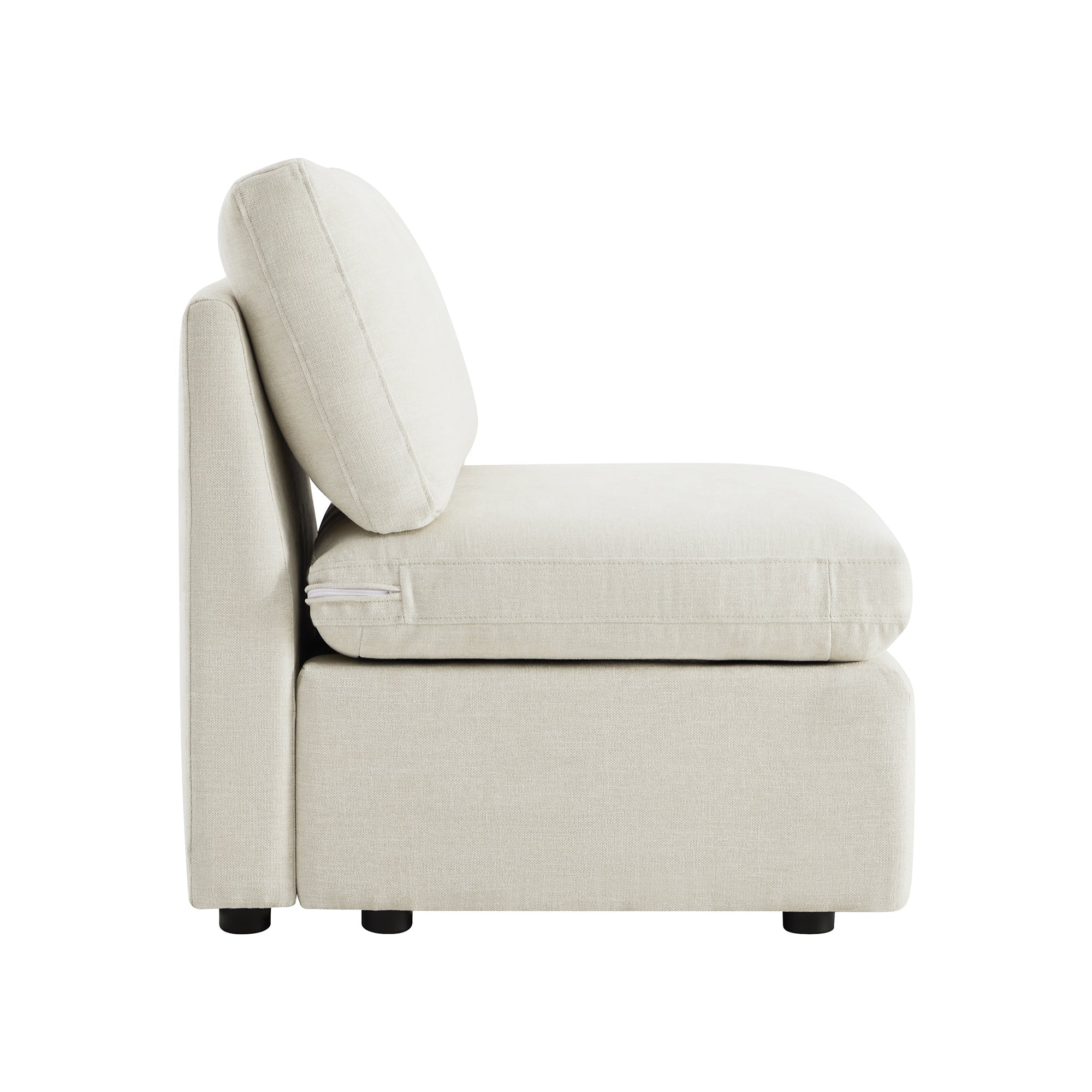 Delaney Modular Armless Chair / 2-Seat Armless Sofa