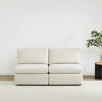 Delaney Modular Armless Chair / 2-Seat Armless Sofa